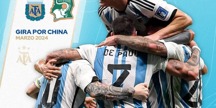 La selección argentina realizará una gira por China enfrentándose a Nigeria y Costa de Marfil.