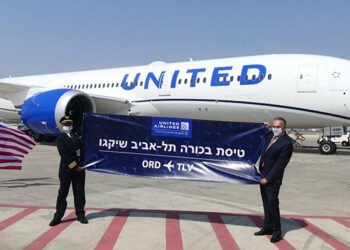 United Airlines retomará sus vuelos a Israel a partir de marzo.