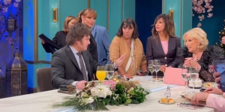 Polémica entre Milei y Mirtha Legrand. El presidente argentino se confronta nuevamente con la conductora televisiva.