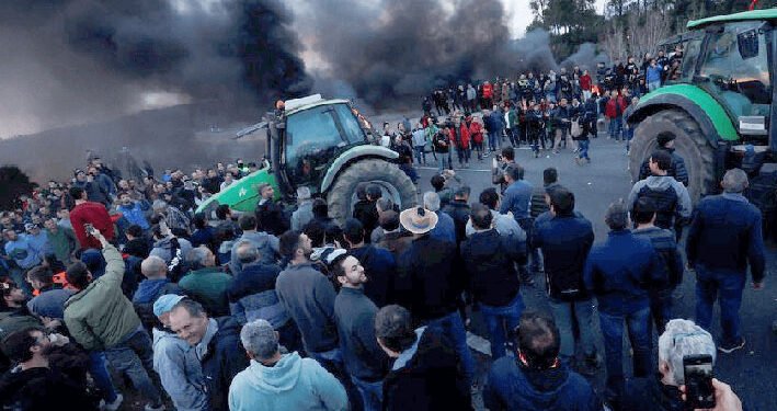 Las razones detrás de las protestas agrícolas en Europa.
