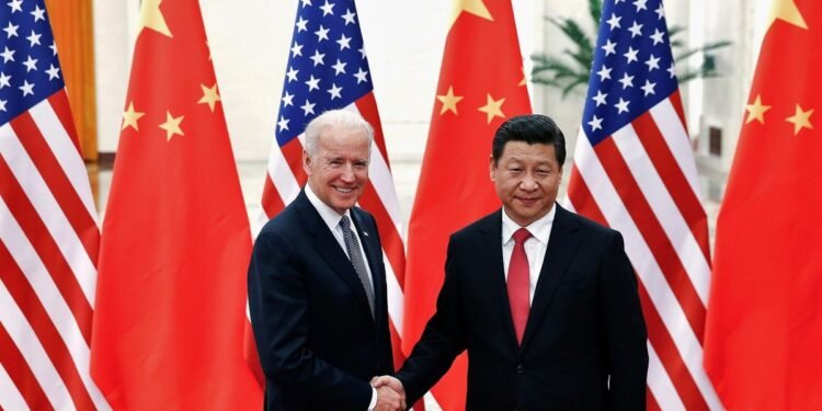 Reunión de Xi Jinping con ejecutivos de Estados Unidos.