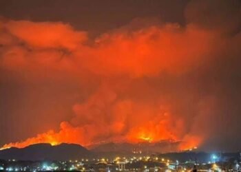 Terrible incendio arrasa con el Parque Nacional La Tigra en Honduras