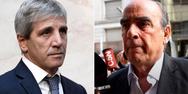 Guillermo Francos brinda su apoyo a Caputo en la protesta contra el incremento de las prepagas.