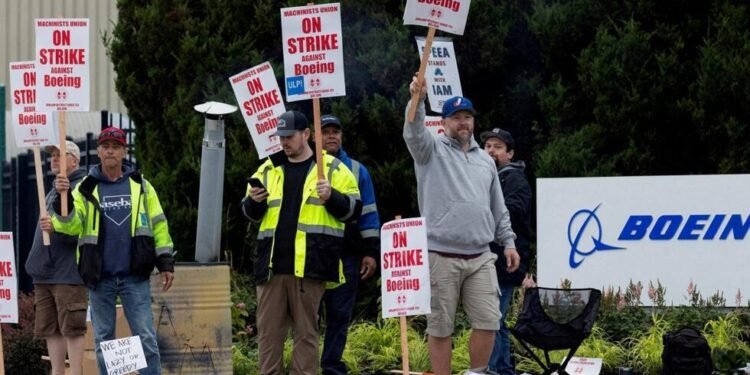 La huelga de trabajadores de Boeing ha ocasionado pérdidas por $5.000 millones en tan solo un mes