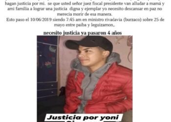 Denuncian seis años de impunidad en la causa de Jonathan Benitez, atropellado y abandonado en Burzaco